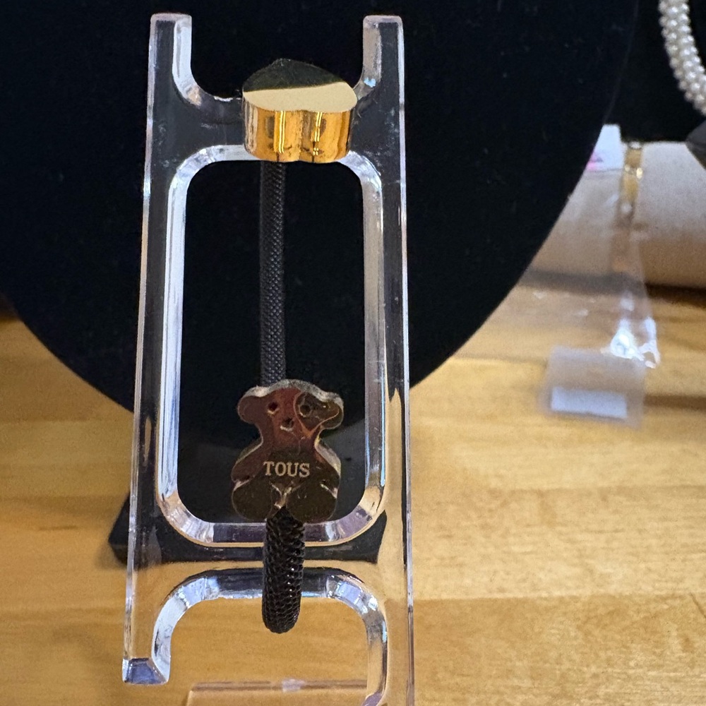 Tous Gold Bear Charm Bracelet
